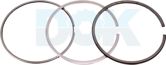 013 RS 00114 0N0 Mahle Комплект поршневых колец