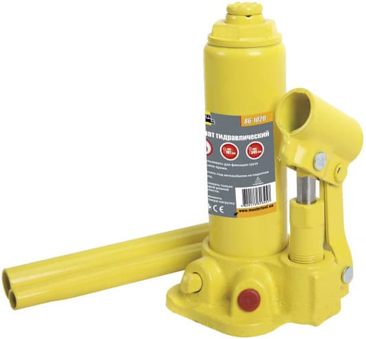 Домкрат MasterTool бутылочный гидравлический 2 т 86-1020