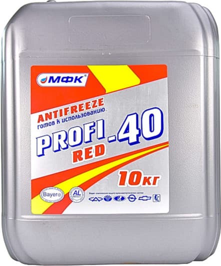 МФК Profi G12 червоний -32 °C, 10 л (4807408630) готовий антифриз