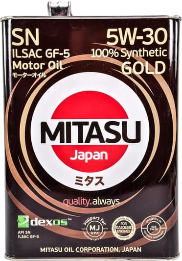 Mitasu Gold SN 5W-30 (4 л) моторна олива