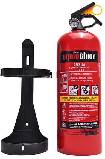 С манометром огнетушитель Moje Auto порошковый