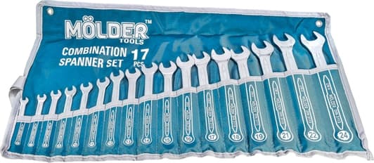 Набір ключів ріжково-накидних Molder MT58117 6-24 мм 17 шт