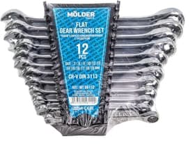 Набір ключів тріскачок комбінованих Molder MT56112 7-19 мм 12 шт