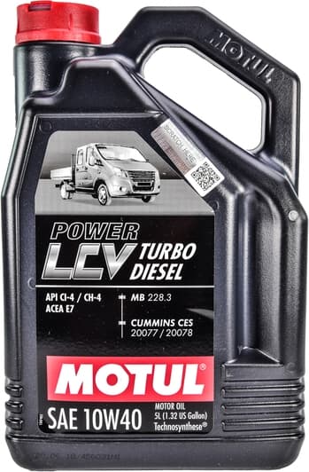 Motul Power LCV Turbo Diesel 10W-40 (5 л) моторна олива
