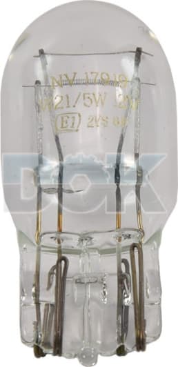 Автолампа Narva W21/5W W3x16q 21 W прозрачная 179193000