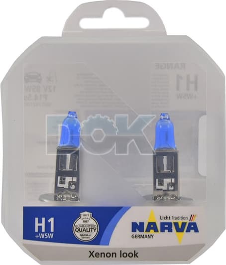 Автолампа Narva W5W P14,5s 55 W синяя 980142100