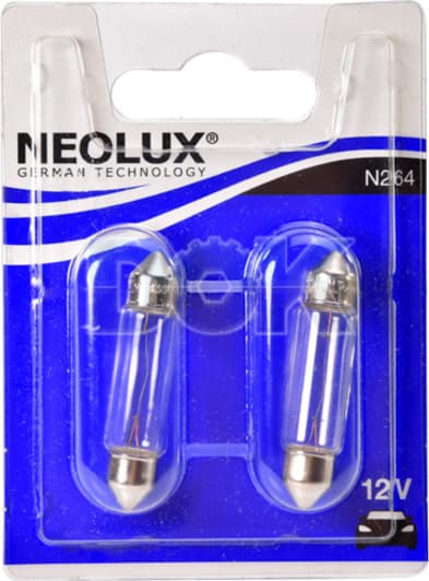 Автолампа Neolux® C10W SV8,5-8 10 W белая n26402b