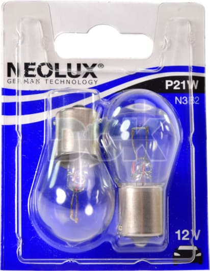 Автолампа Neolux® P21W BA15s 21 W біла n38202b