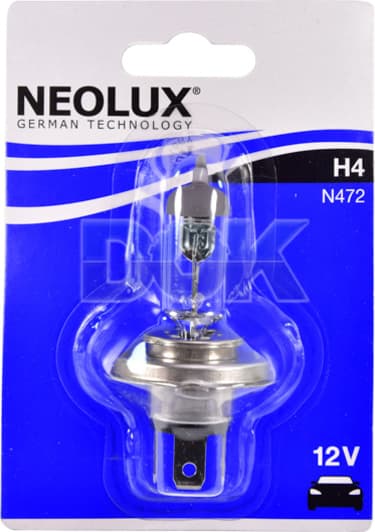 Автолампа Neolux® H4 P43t 60 W біла n47201b