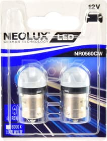 Автолампа Neolux® R5W BA15s 0,8 W біла nr0560cw02b Автолампа Neolux® R5W BA15s 0,8 W біла nr0560cw02b