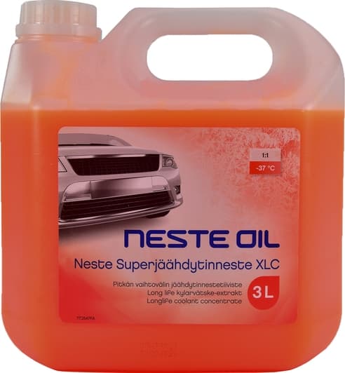 Neste Superjaahdytinneste XLC G12+ красный 3 л концентрат антифриза