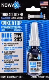 Фиксатор резьбы Nowax Threadlocker Gasketed Connections синий Фиксатор резьбы Nowax Threadlocker Gasketed Connections синий