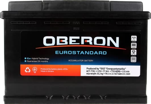Аккумулятор Oberon 6 CT-77-L Eurostandard AKBLU1007