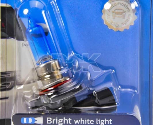 Автолампа Philips CrystalVision HB3 P20d 65 W светло-голубая 9005CVB1