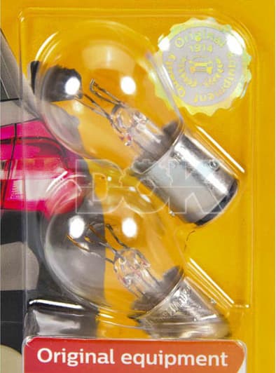 Автолампа Philips Vision P21/4W BAZ15d 21 W прозора 12594B2