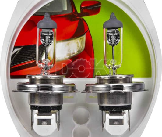 Автолампа Philips LongLife EcoVision H4 P43t-38 60 W прозора 12342LLECOS2