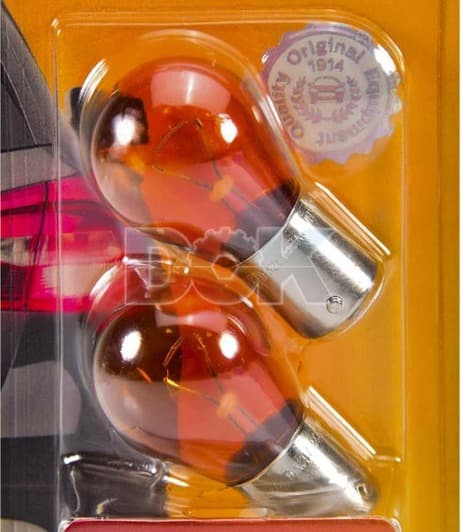 Автолампа Philips Vision PY21W BAU15s 21 W оранжевая 12496NAB2