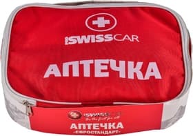 Аптечка автомобільна ProSwissCar DIN 13164 (Євростандарт) у м'якому чохлі AP-001