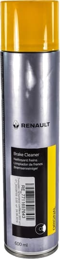 Renault Brake Cleaner, 600 мл (7711422414) очисник гальмівної системи