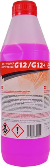 Roadwin G12/G12+ красный -35 °C, 1 л (c01331) готовый антифриз