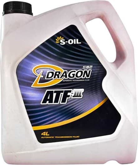 S-Oil DRAGON ATF III (4 л) трансмиссионное масло
