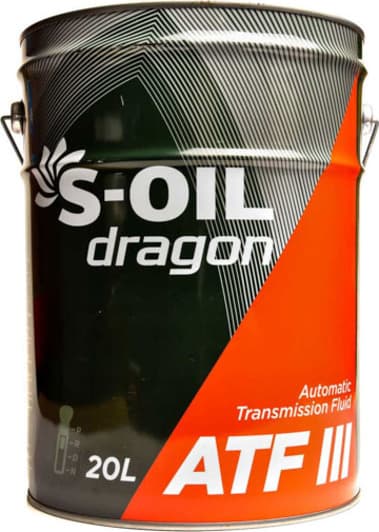 S-Oil DRAGON ATF III (20 л) трансмиссионное масло