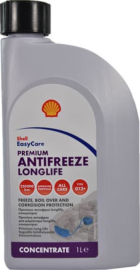 Shell Premium Long Life G12+ красный концентрат антифриза