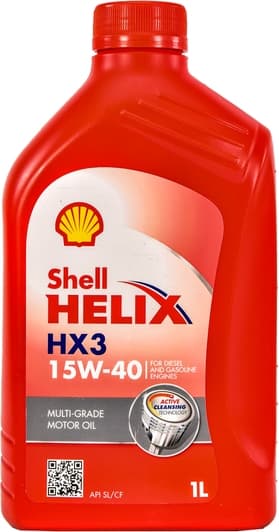 Shell Helix HX3 15W-40 (1 л) моторна олива
