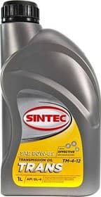 Трансмиссионное масло Sintec ТМ4-12 GL-4 80W-85  минеральное