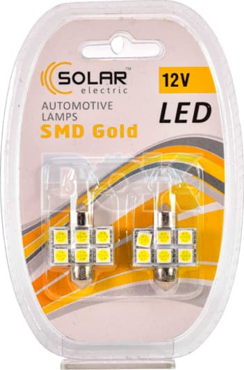 Автолампа Solar C10W SV8,5 ls272