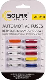 Запобіжник автомобільний Solar af310 FC 5A  8A  16A  20A  25A  10 шт.