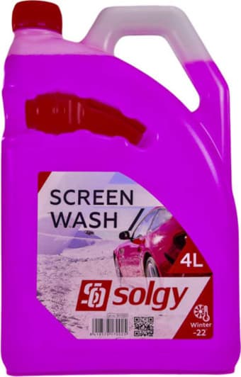 Омыватель стекла Solgy зимний -22 °С (4 л)