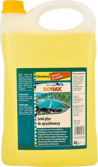 Омивач скла Sonax літній лимон (4 л)
