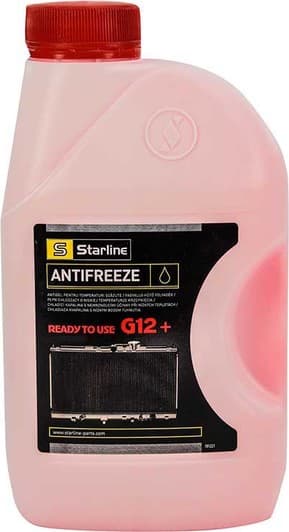 Starline G12+ червоний -40 °C готовий антифриз