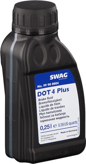 Гальмівна рідина SWAG DOT 4+ пластик