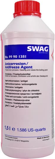 SWAG G12 красный концентрат антифриза