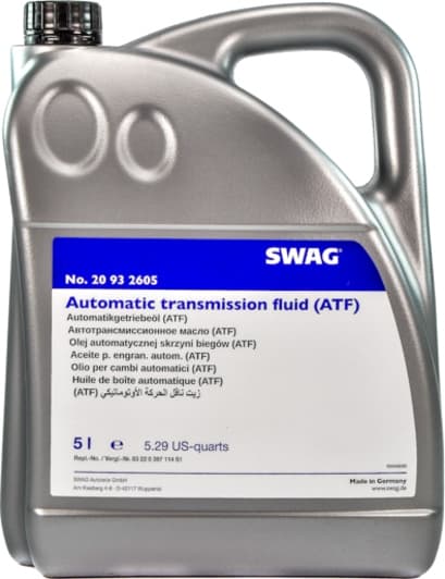 SWAG ATF Dexron 6 (5 л) трансмісійна олива