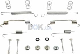 Монтажный комплект барабанных тормозных колодок Tomex 4034