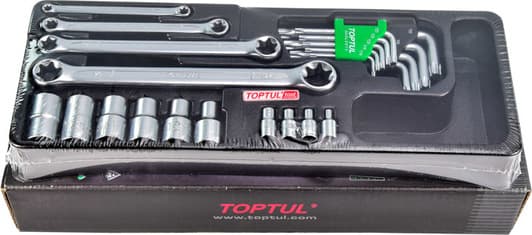 Набір інструментів TORX Toptul GAAT2302 1/2", 1/4" 23 од.