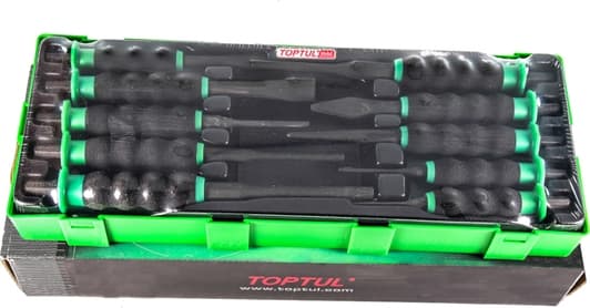 Набор выколоток и зубил Toptul GTA10250 10 ед.