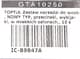 Набор выколоток и зубил Toptul GTA10250 10 ед.