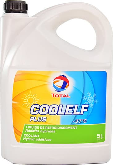 Total Coolelf Plus G11 сине-зеленый -37 °C готовый антифриз