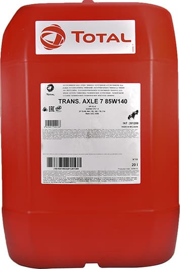 Total AXLE 7 GL-5 85W-140 (20 л) трансмісійна олива