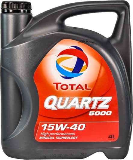 Total Quartz 5000 15W-40 (4 л) моторное масло