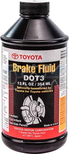 Toyota DOT 3 гальмівна рідина
