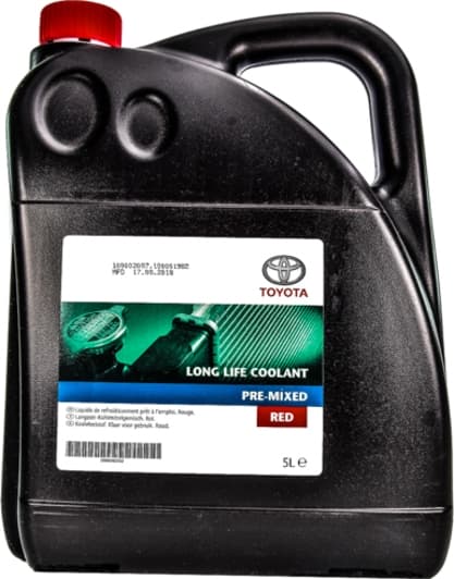 Toyota Long Life Coolant G12 червоний -37 °C, 5 л (0888980002) готовий антифриз