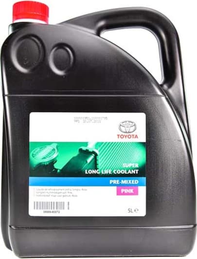 Toyota Super Long Life G12 розовый -37 °C, 5 л (0888980072) готовый антифриз