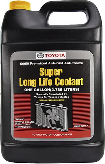 Toyota Super Long Life G12 розовый -37 °C, 3,78 л (0888980082) готовый антифриз