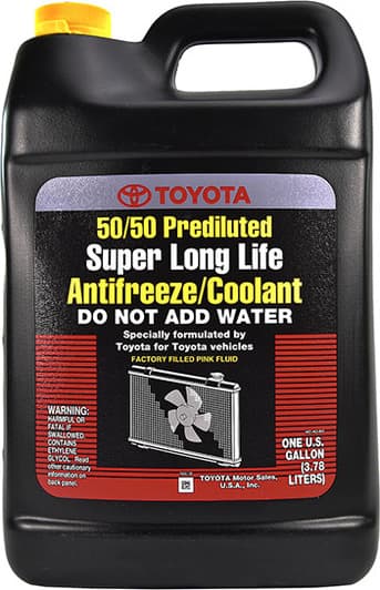 Toyota Super Long Life Coolant Pre-Diluted рожевий -37 °C готовий антифриз