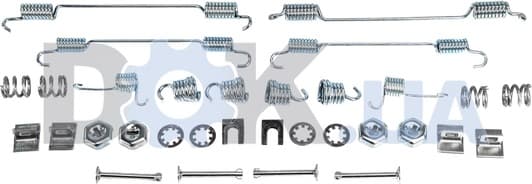 SFK218 TRW Монтажный комплект барабанных тормозных колодок